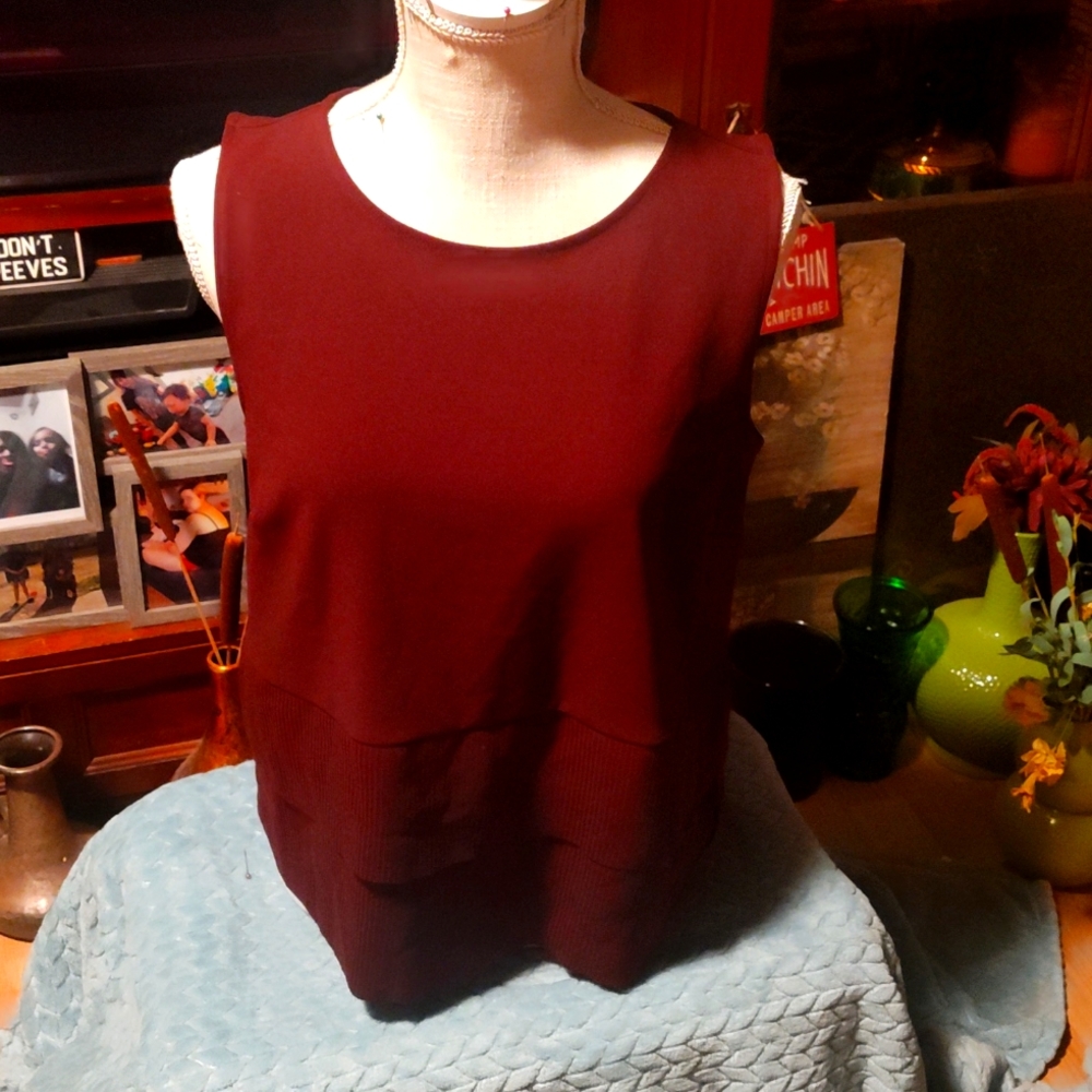 Women's Ann Taylor factory sleeveless blouse